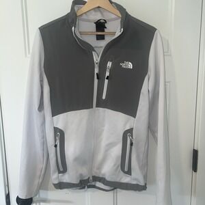 The North Face Denali‎ Fleece Jacket Womens Size Medium Gray Polartec